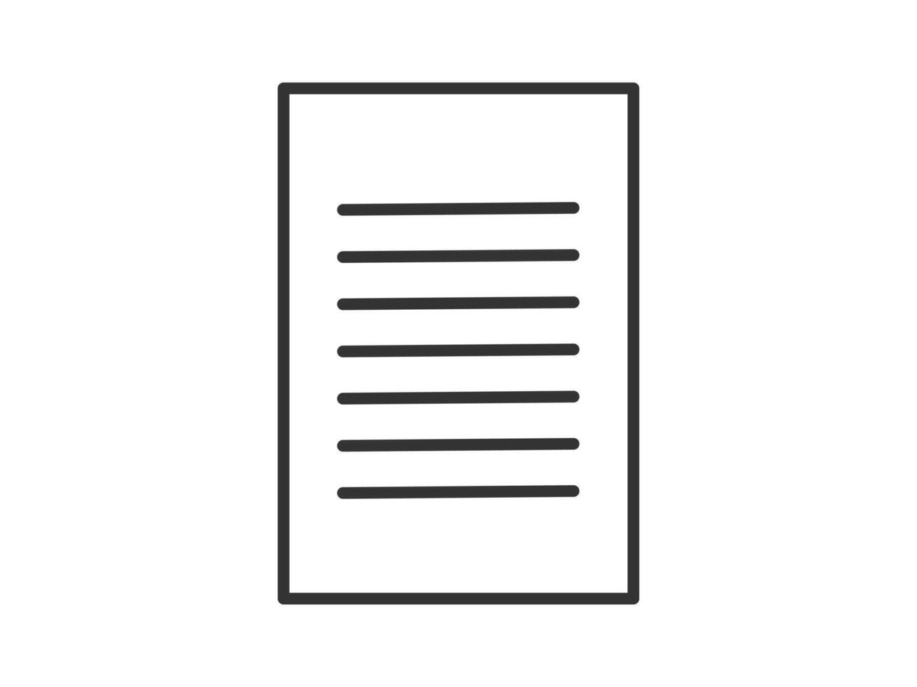 Illustration a icon depicting documents, suitable for web and mobile applications, isolated for use in graphic and design. vector