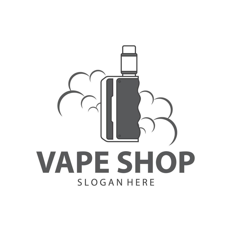 Vape Store logo Design graphic vector