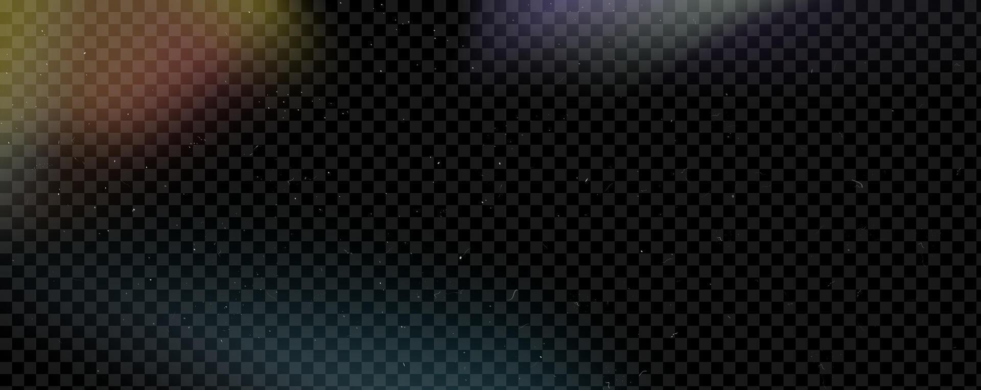Old retro film with the effect of overlaying highlights, vintage texture and noise. Faded old photo with blur. vector