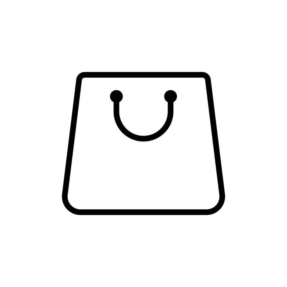 Shopping Bag icon vector