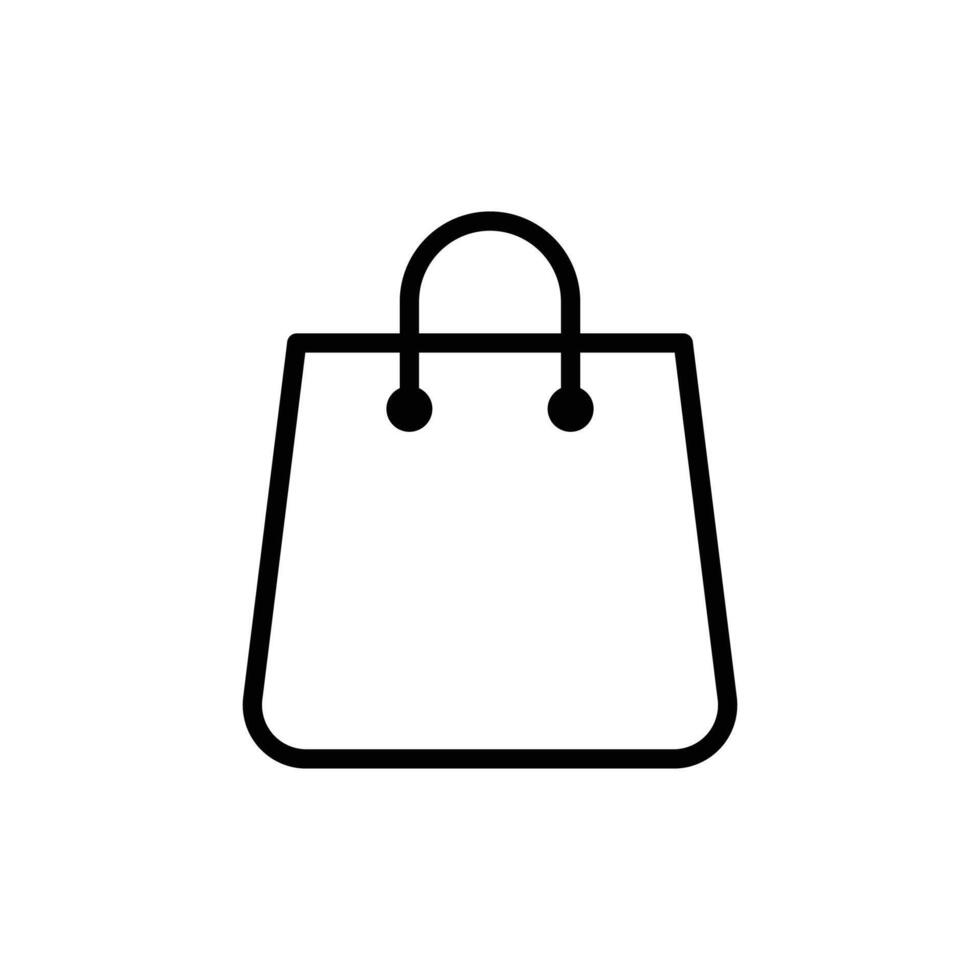 Shopping Bag icon vector