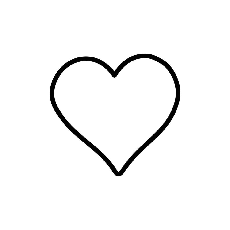 heart line icons vector