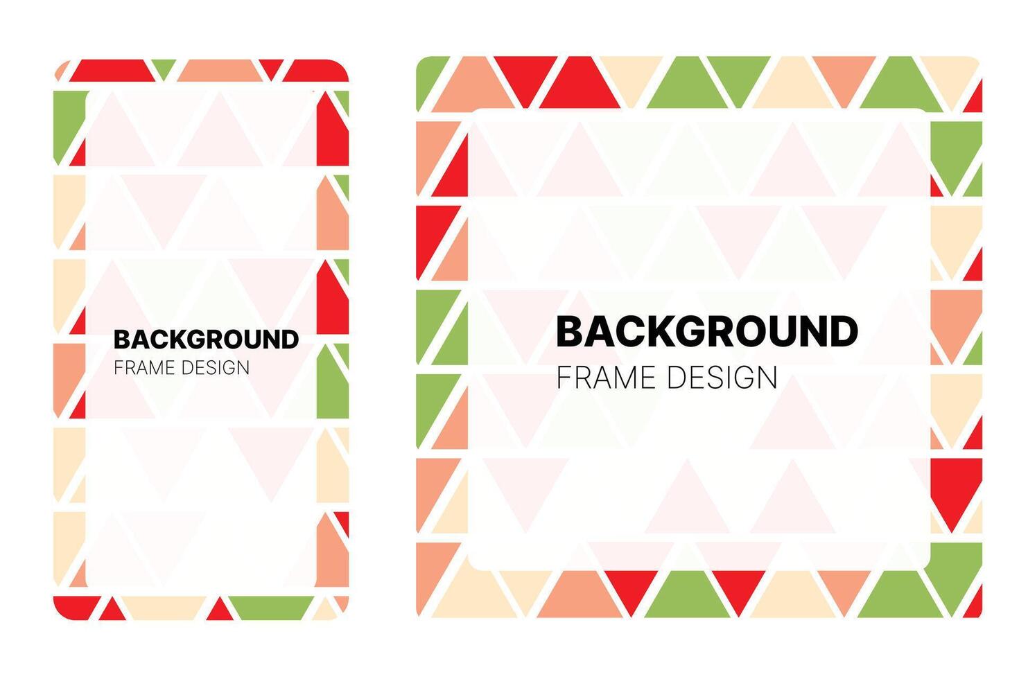 Social media frame with Watermelon theme Color for your graphic resource vector