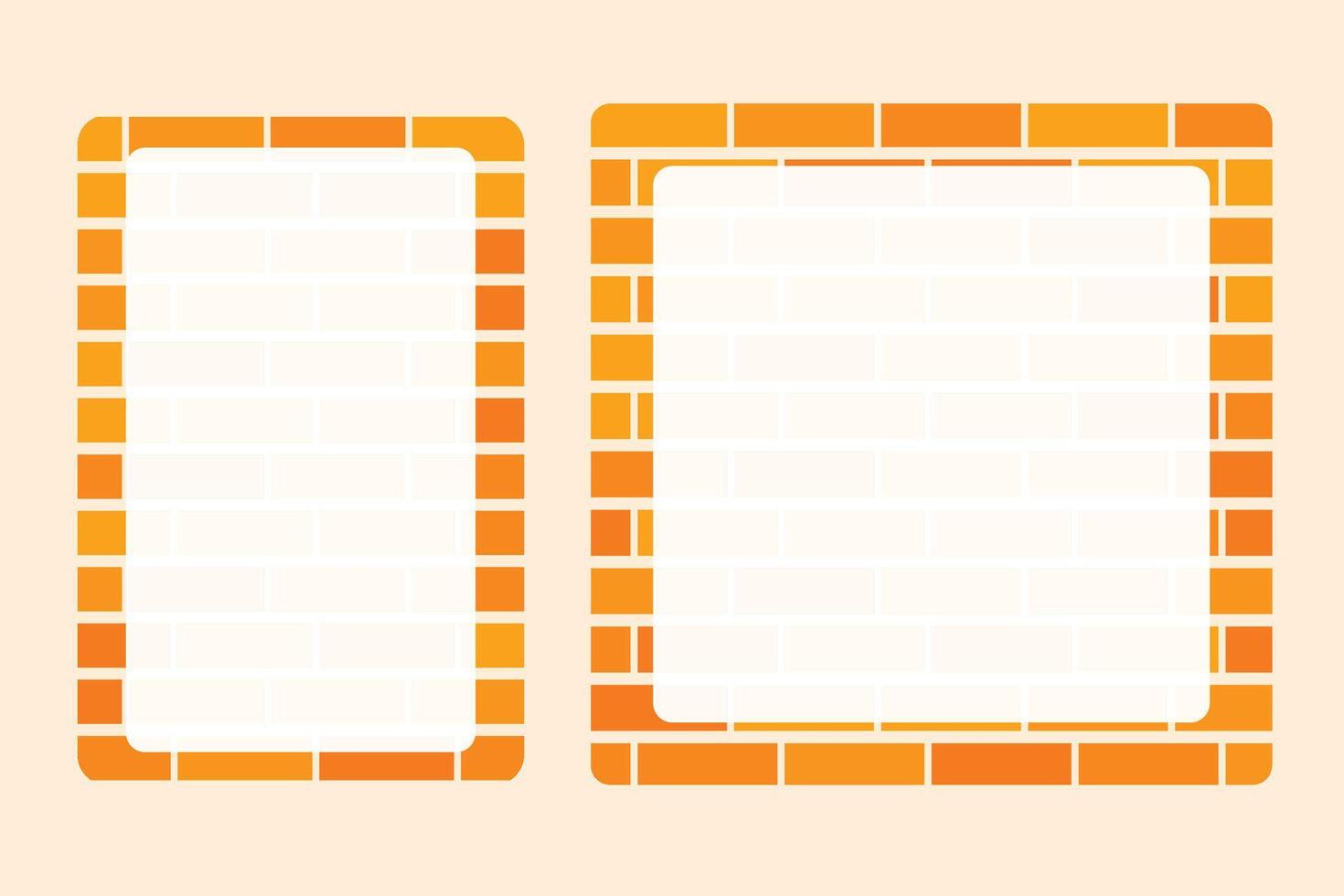 Social media frame with a summer theme for your graphic resource vector