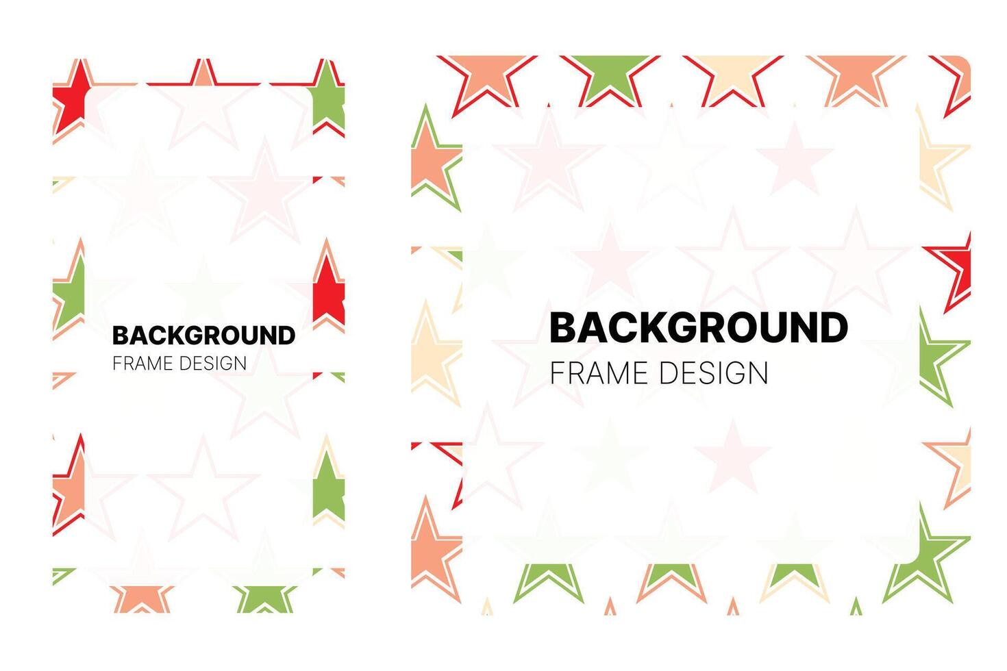 Social media frame with Watermelon theme Color for your graphic resource vector