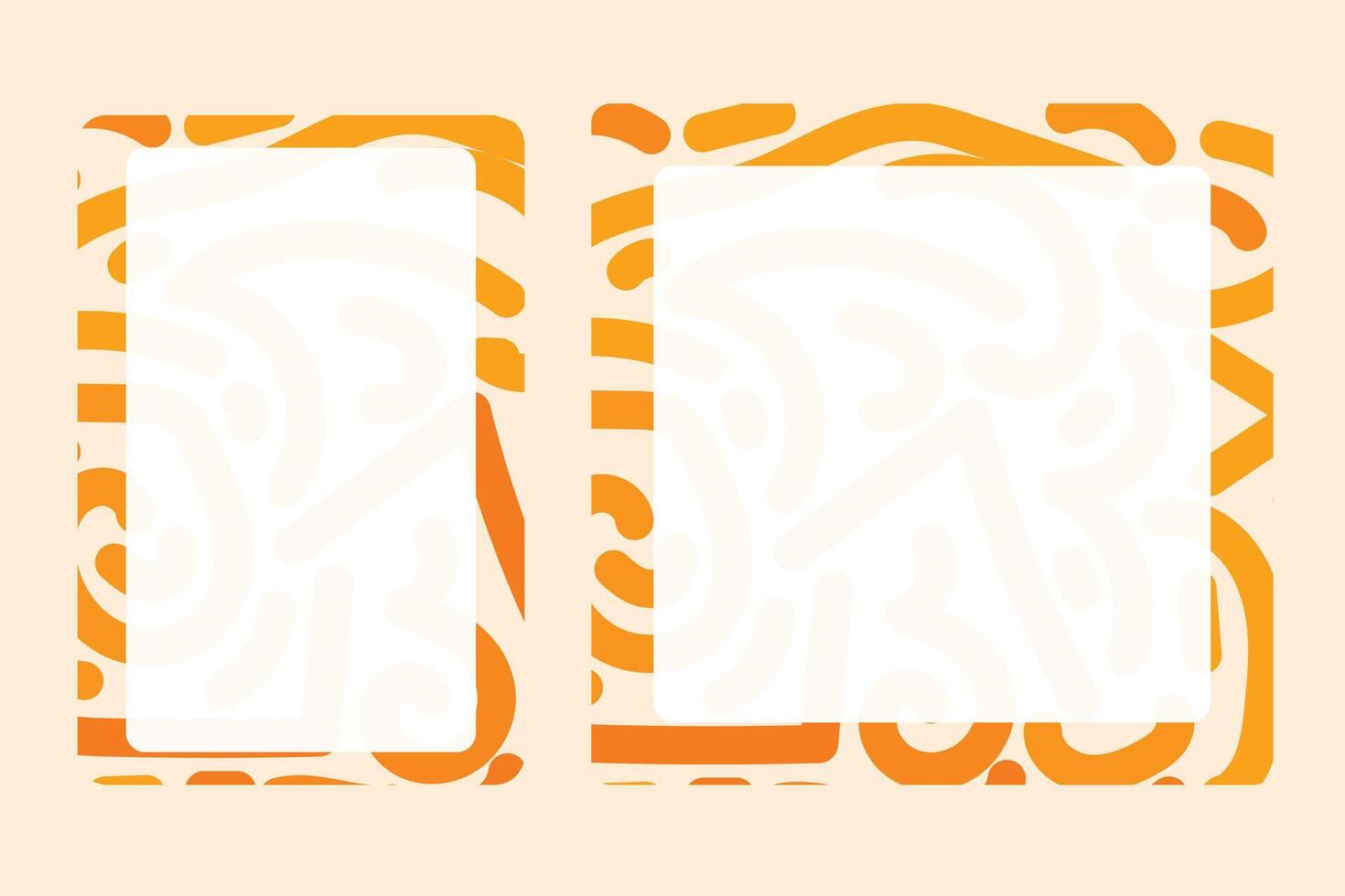 Social media frame with a summer theme for your graphic resource vector