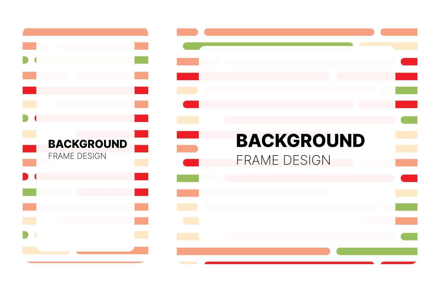 Social media frame with Watermelon theme Color for your graphic resource vector