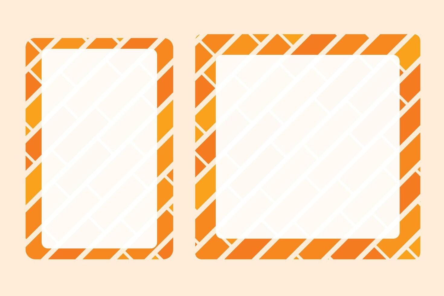 Social media frame with a summer theme for your graphic resource vector