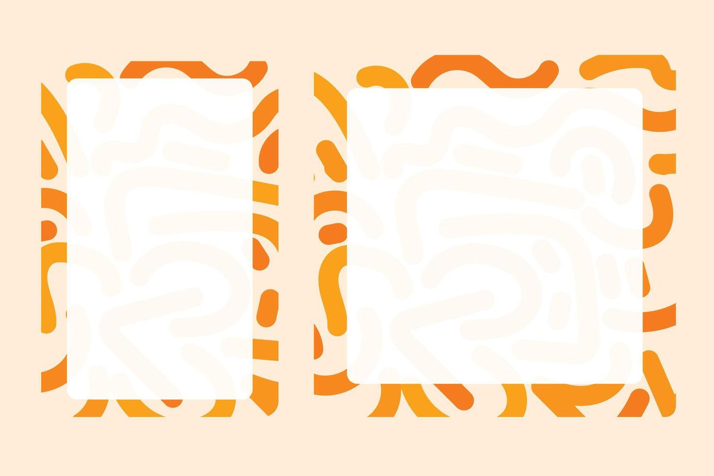 Social media frame with a summer theme for your graphic resource vector