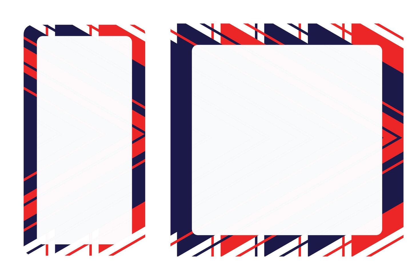 Social media frame with Independence Day theme for your graphic resource vector