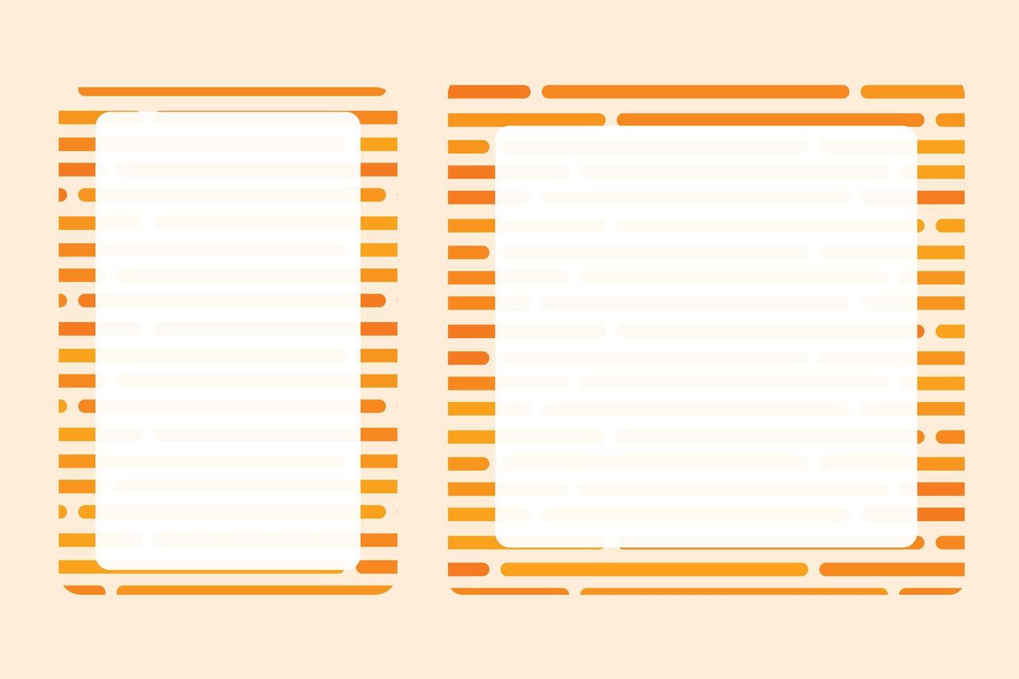 Social media frame with a summer theme for your graphic resource vector