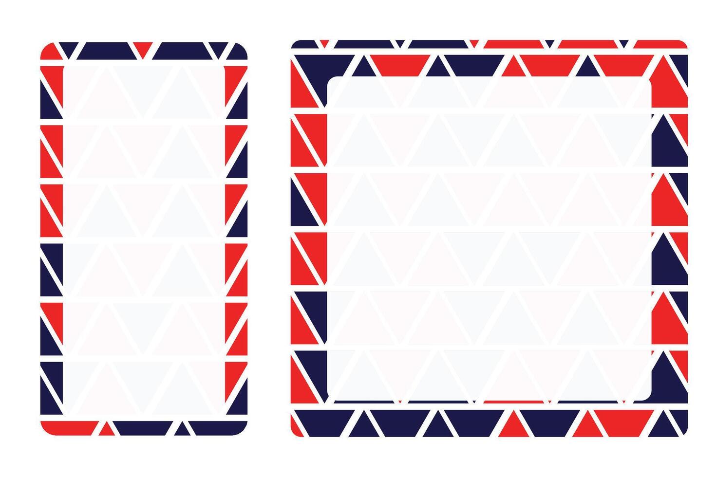 Social media frame with Independence Day theme for your graphic resource vector