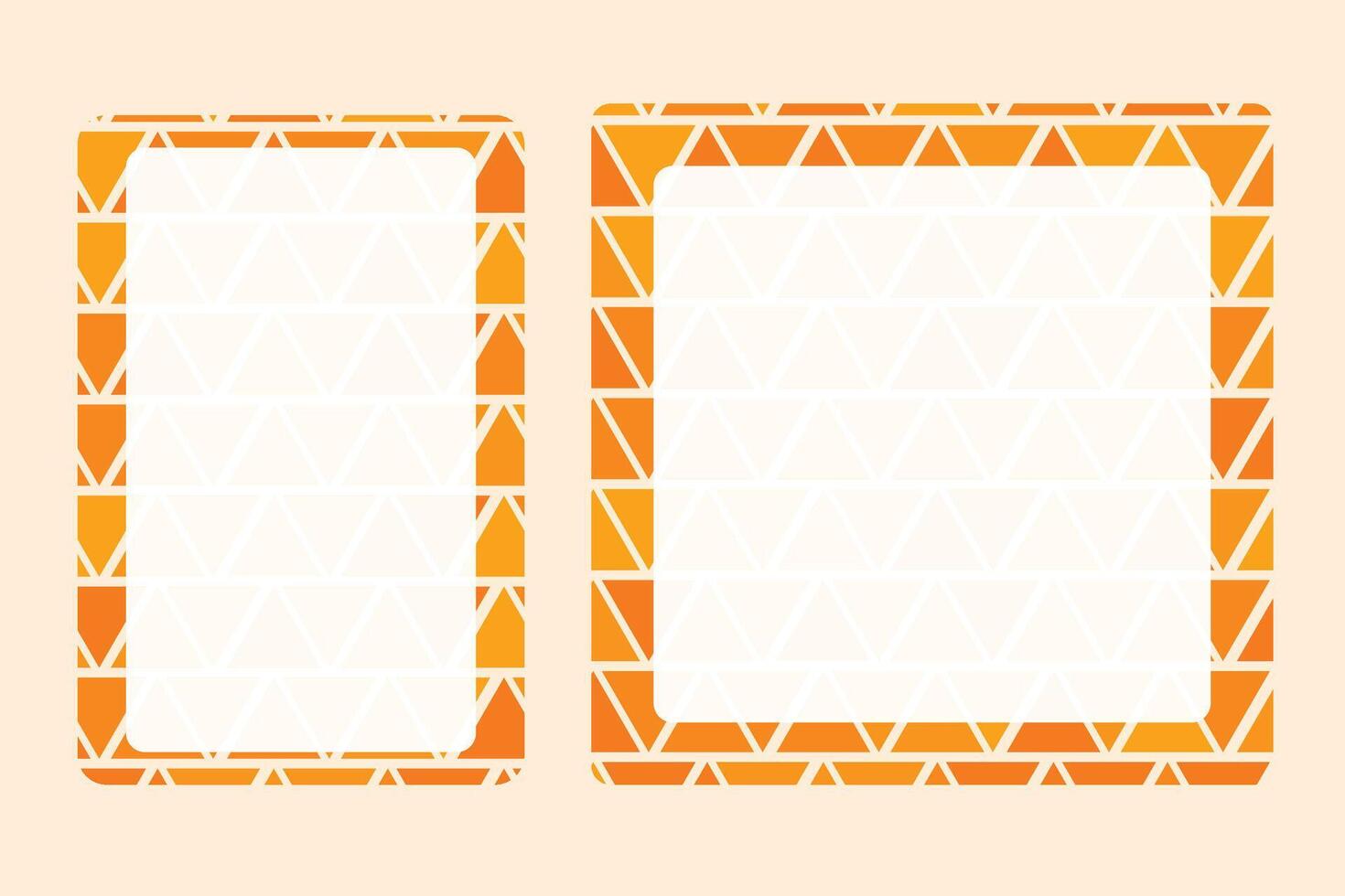 Social media frame with a summer theme for your graphic resource vector