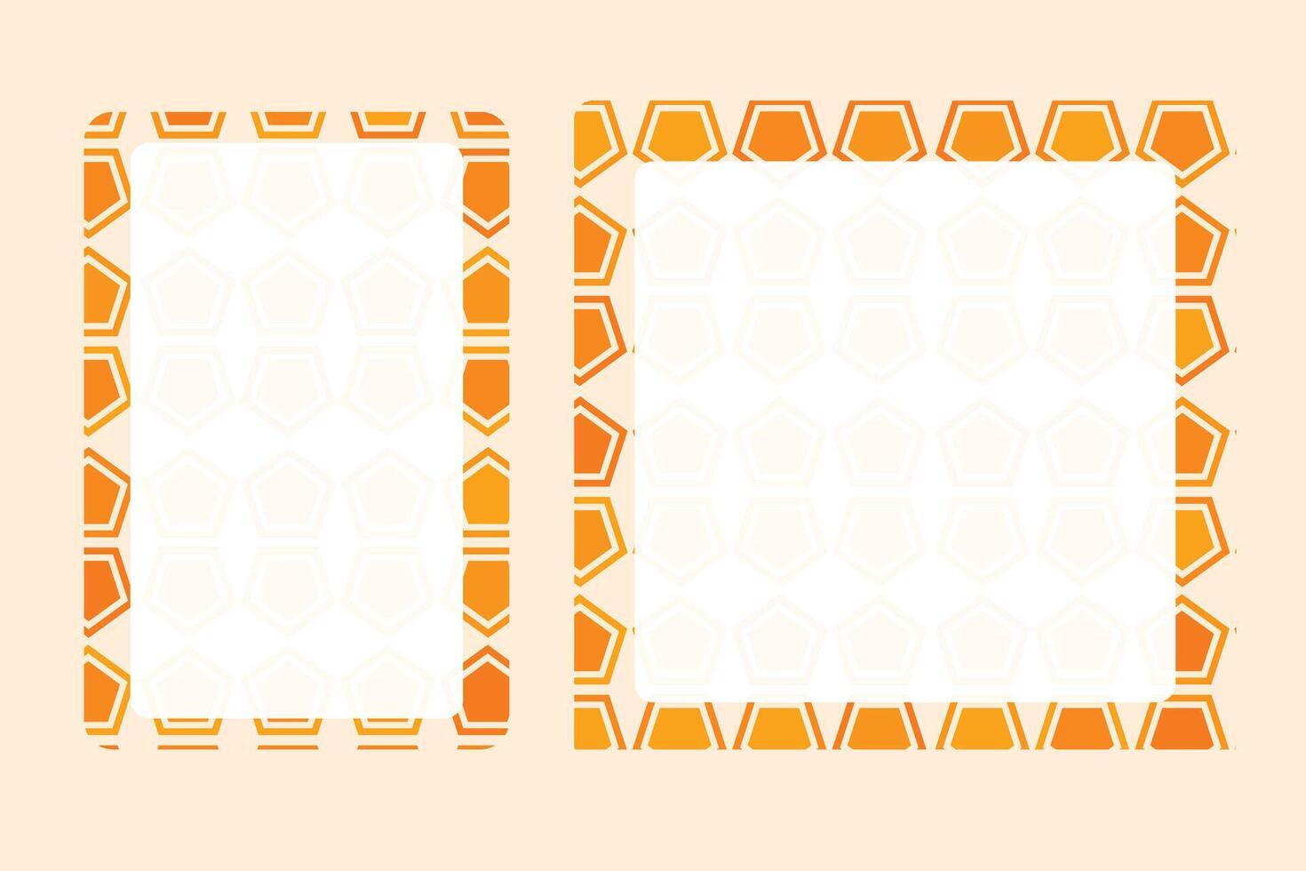 Social media frame with a summer theme for your graphic resource vector