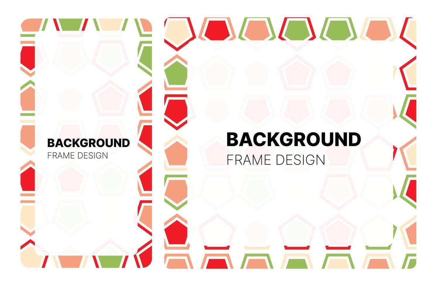 Social media frame with Watermelon theme Color for your graphic resource vector