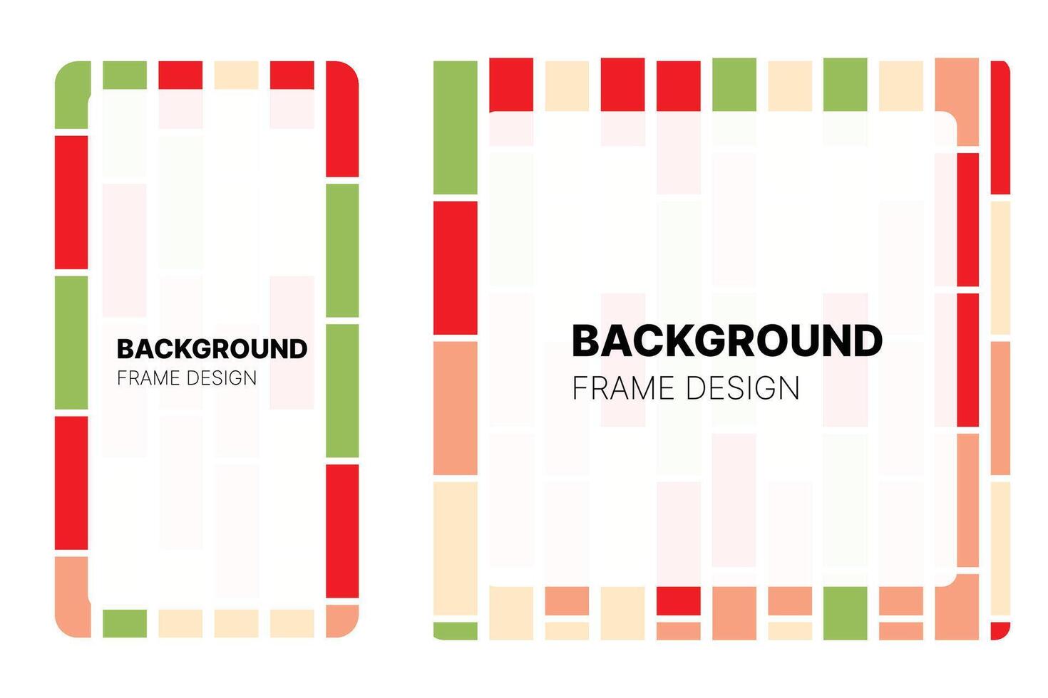 Social media frame with Watermelon theme Color for your graphic resource vector