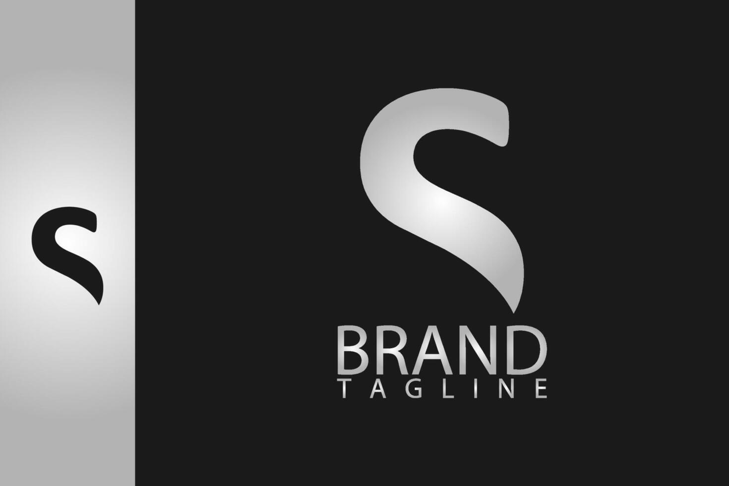 s letter luxury logo design. s letter question mark logo concept vector