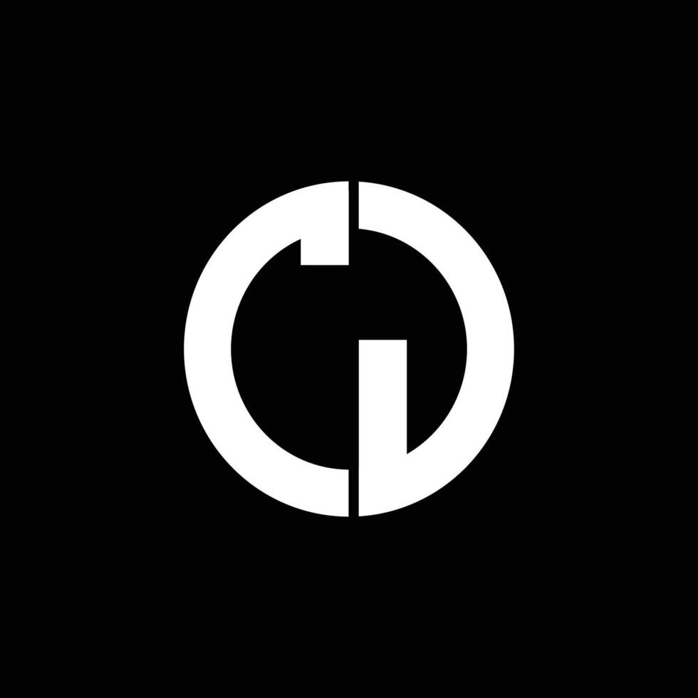 CD initial monogram logo design inspiration vector