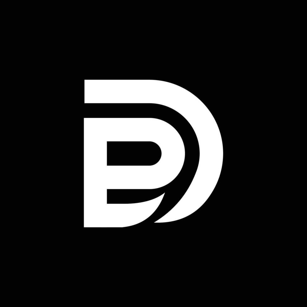 DE initial monogram logo design inspiration vector