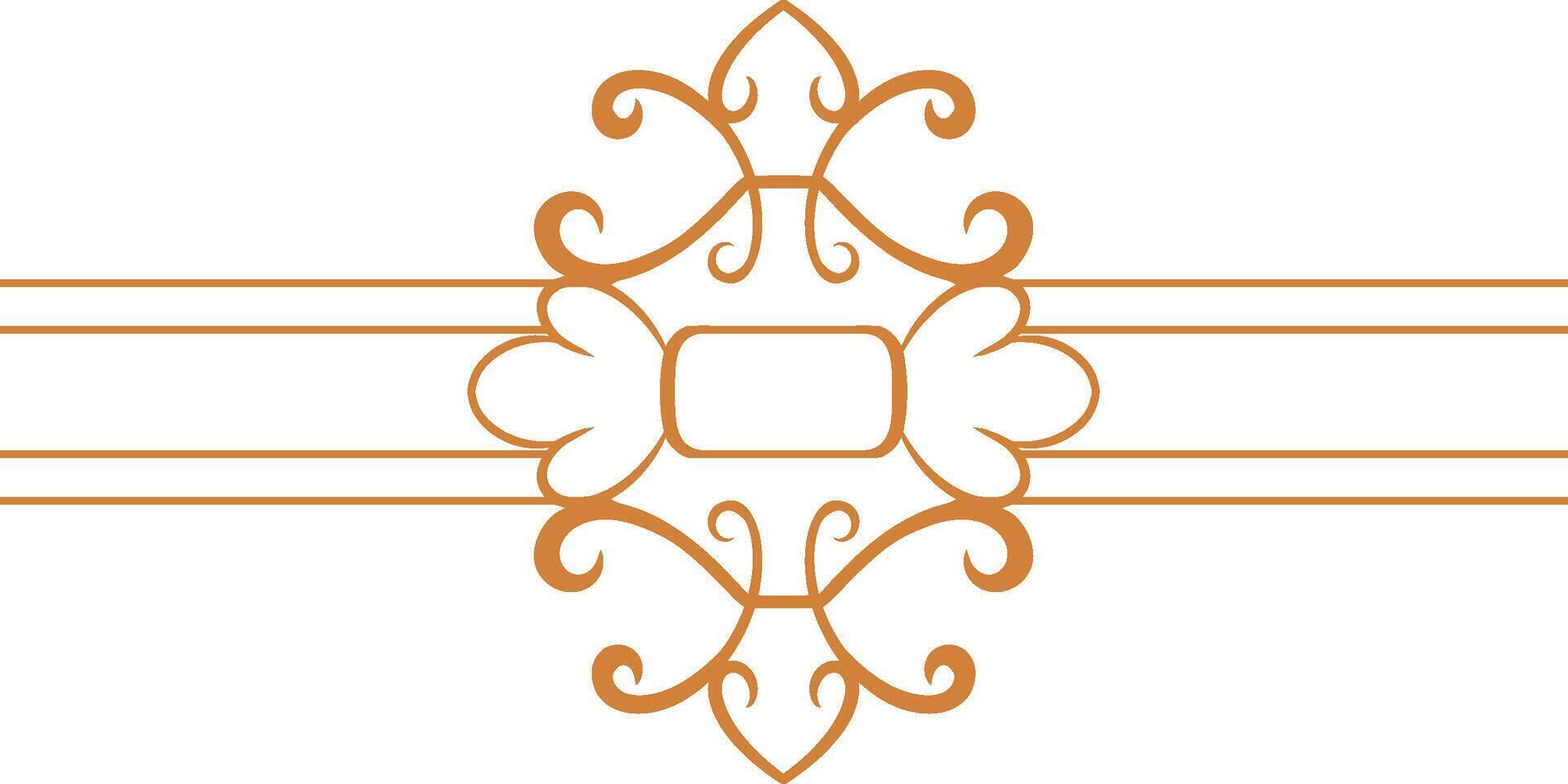 Luxury Vintage ornament vector