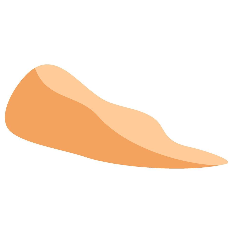 Desert sand landscape vector