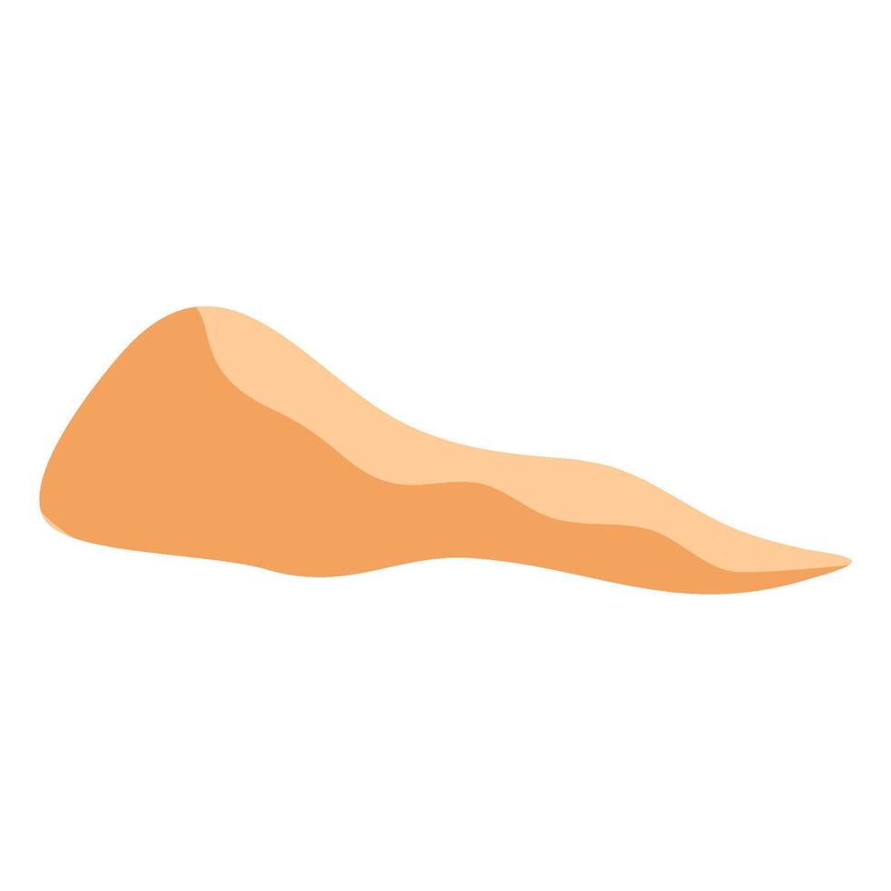 Desert sand landscape vector