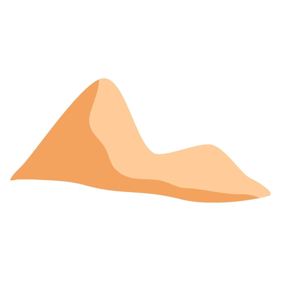 Desert sand landscape vector