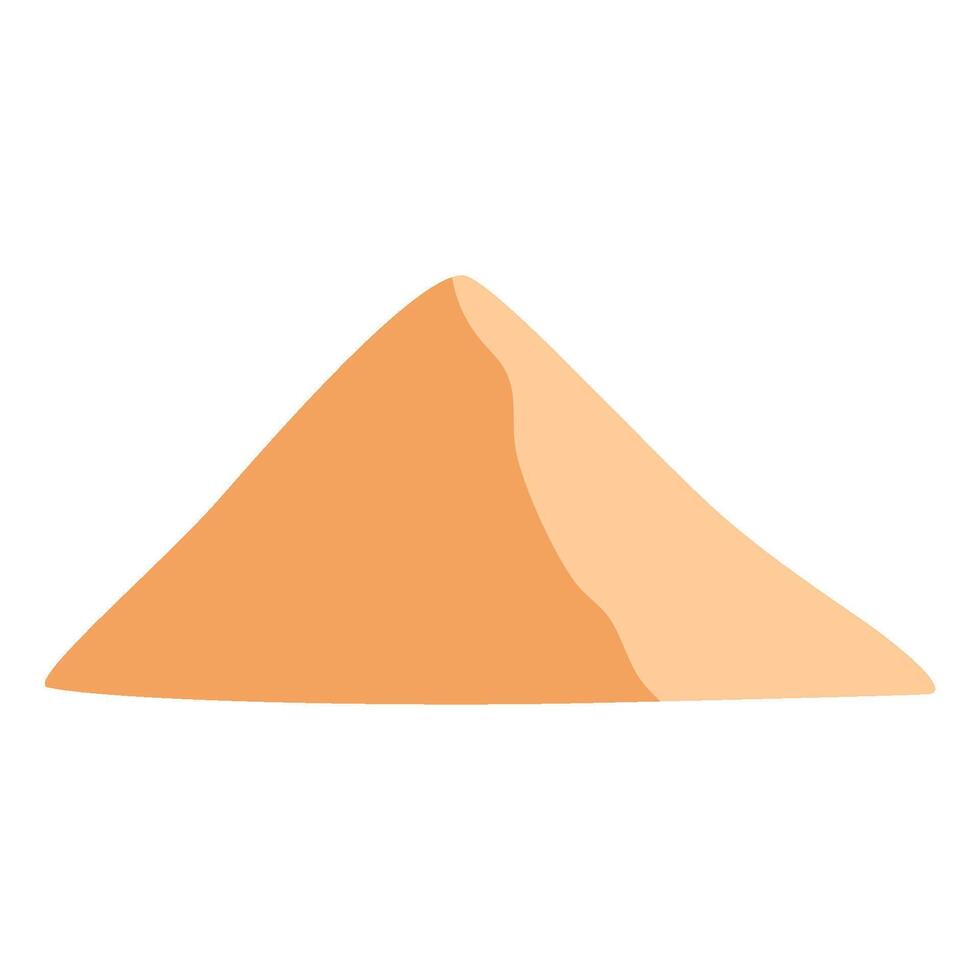 Desert sand landscape vector