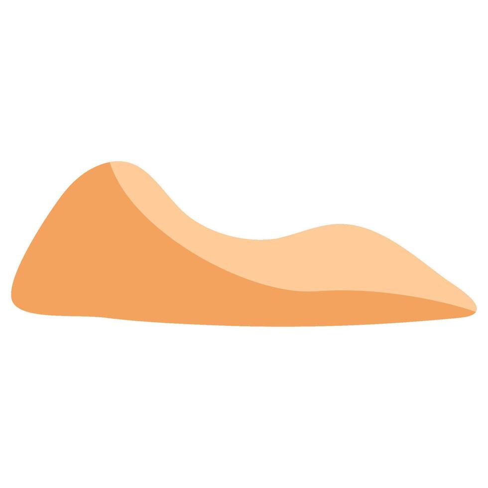 Desert sand landscape vector