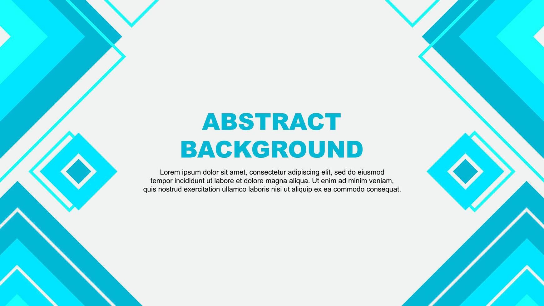 Abstract Background Design Template. Abstract Banner Wallpaper Illustration. Abstract Teal Background vector
