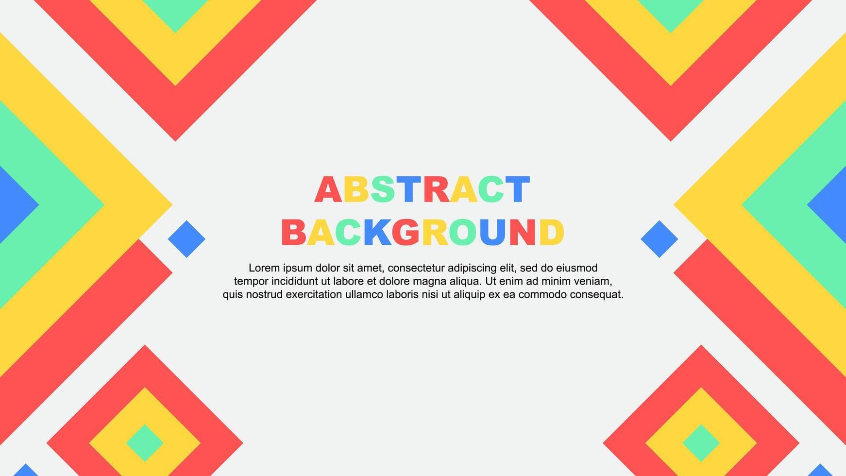 Abstract Background Design Template. Abstract Banner Wallpaper Illustration. Abstract Colorful Rainbow Template vector