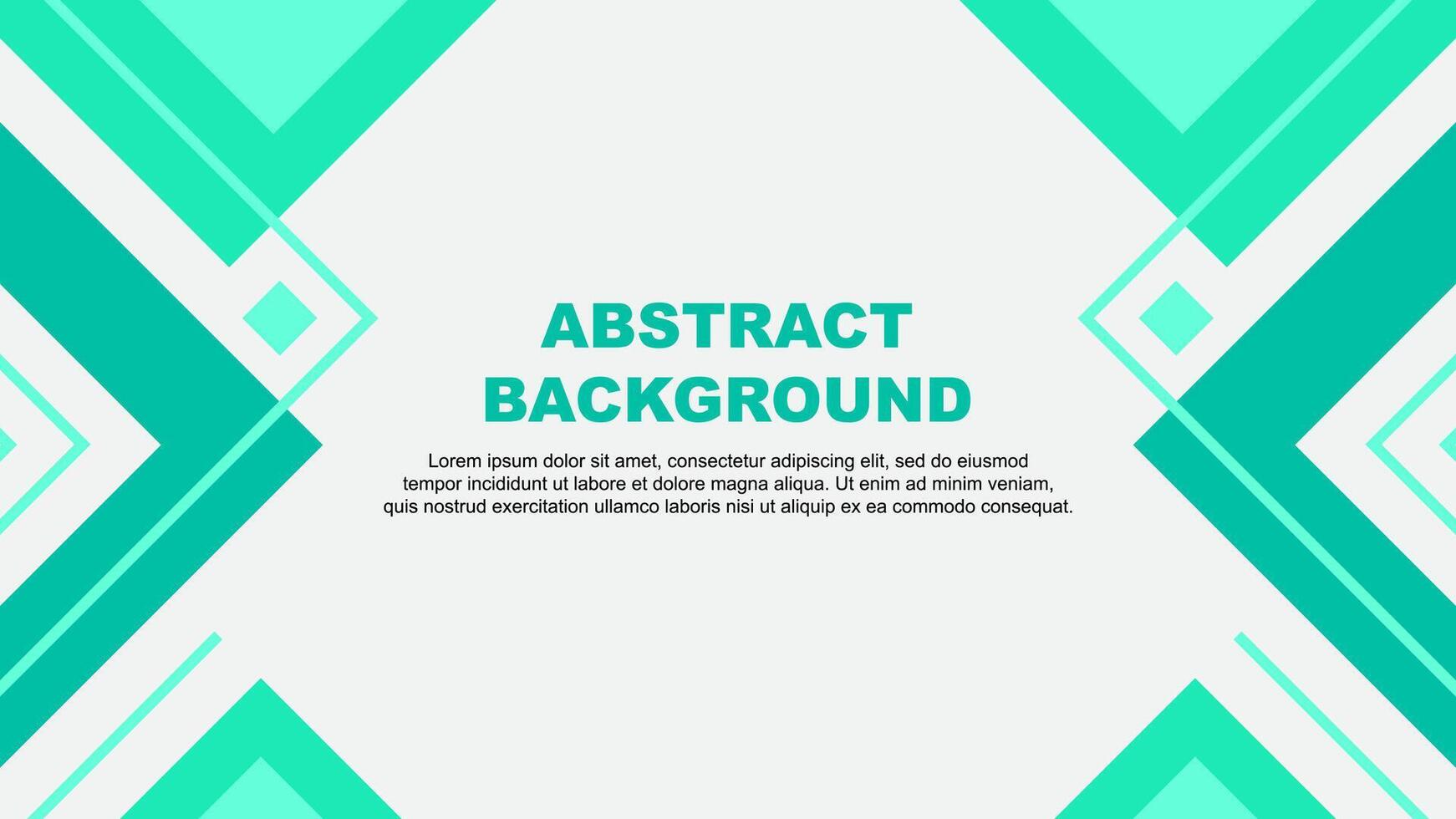 Abstract Background Design Template. Abstract Banner Wallpaper Illustration. Abstract Teal Green Illustration vector