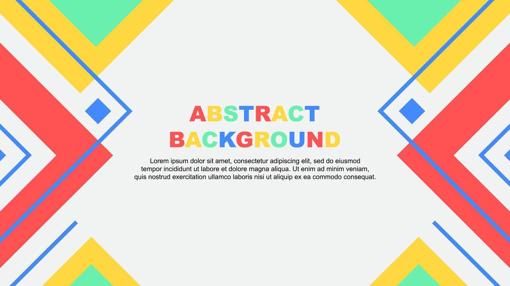 Abstract Background Design Template. Abstract Banner Wallpaper Illustration. Abstract Colorful Rainbow Illustration vector