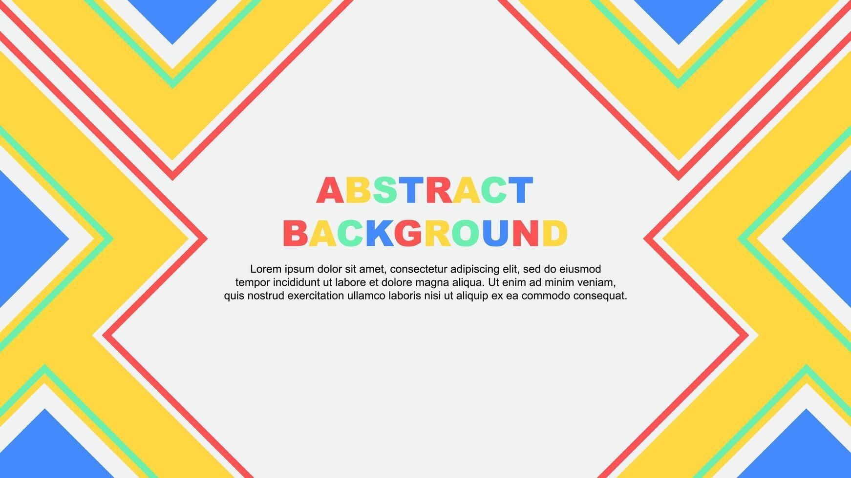 Abstract Background Design Template. Abstract Banner Wallpaper Illustration. Abstract Colorful Rainbow vector