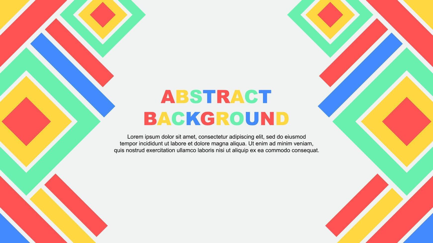 Abstract Background Design Template. Abstract Banner Wallpaper Illustration. Abstract Colorful Rainbow vector