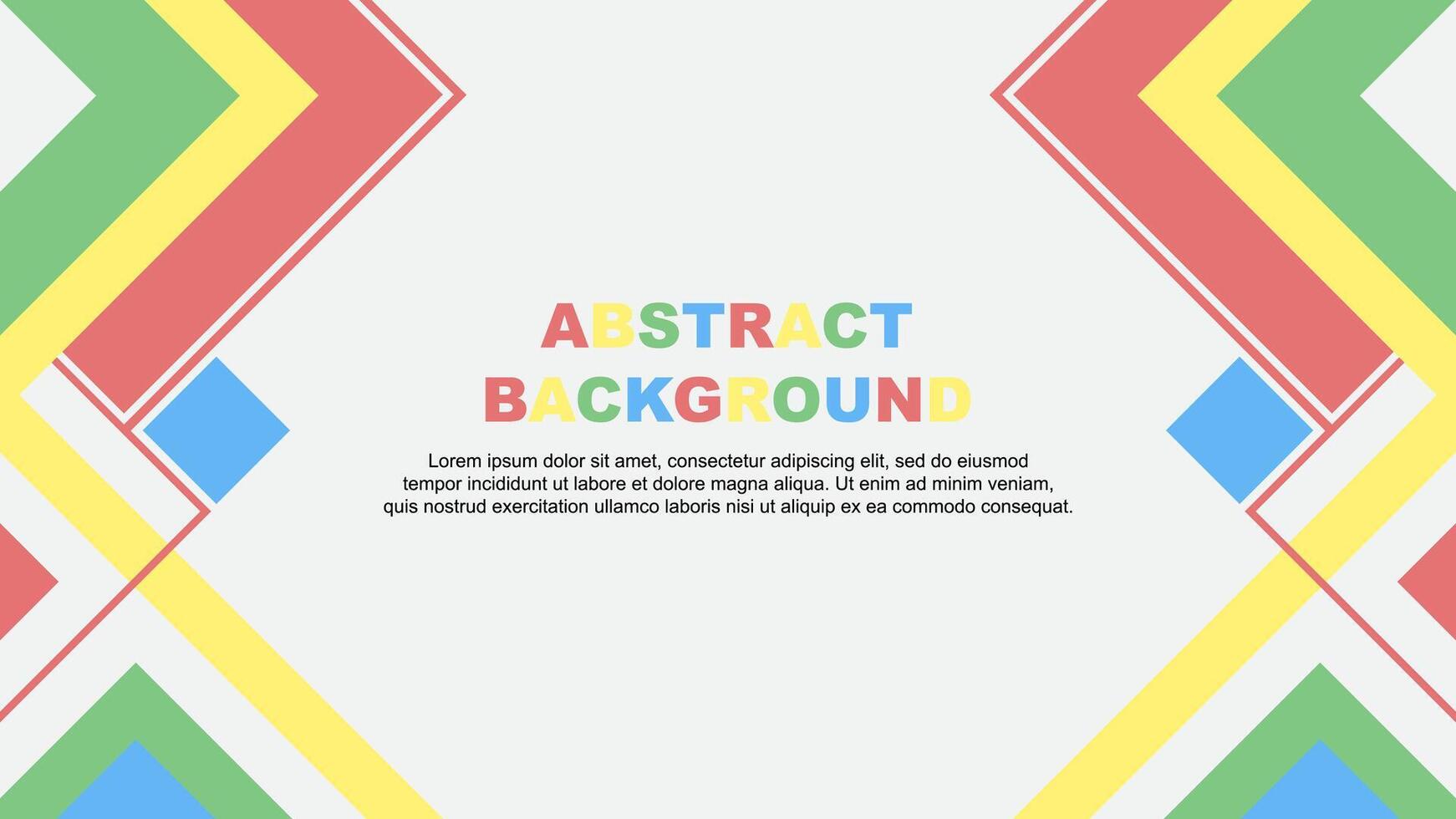 Abstract Colorful Background Design Template. Abstract Banner Wallpaper Illustration. Abstract Colorful Rainbow Banner vector