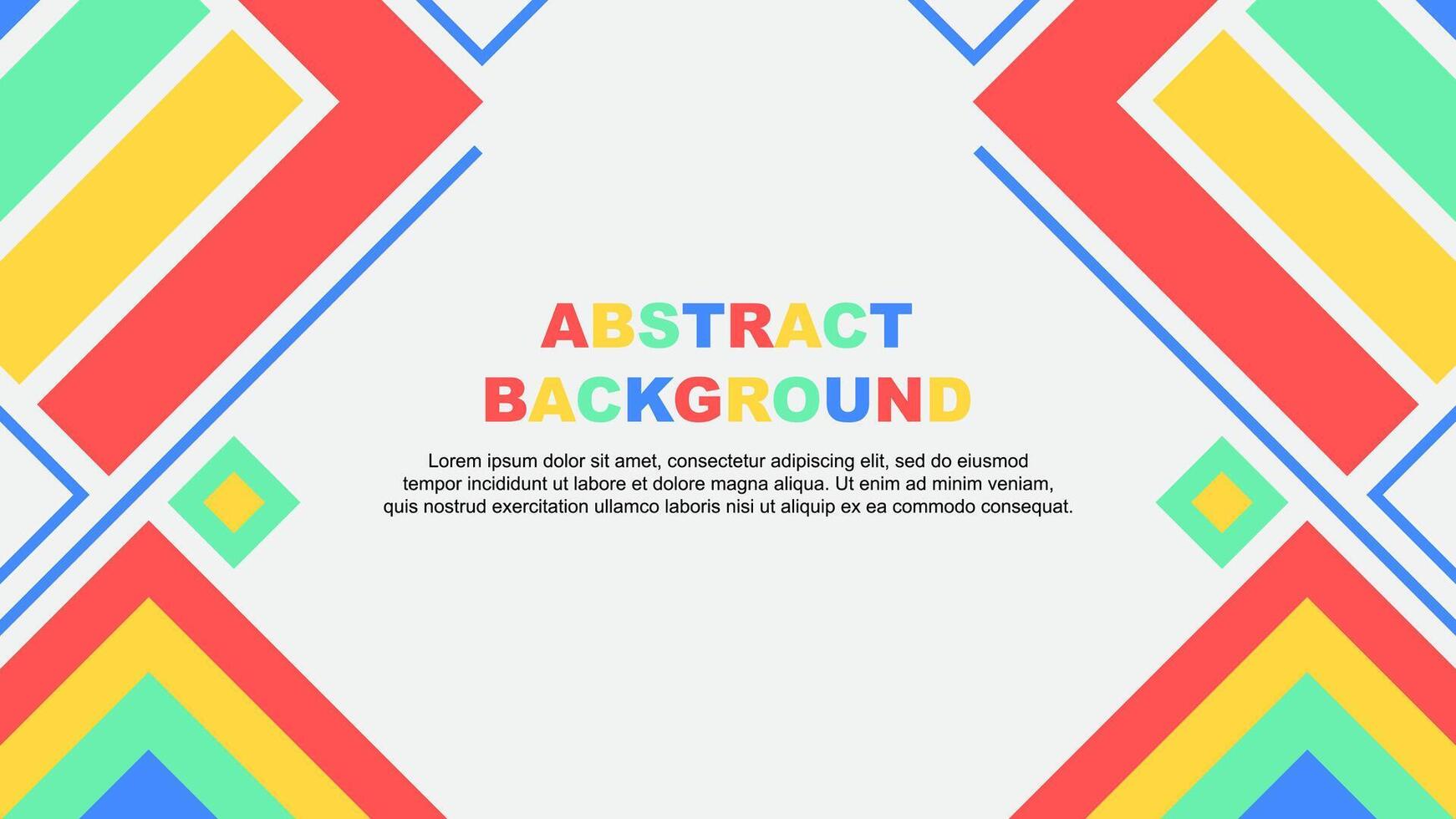 Abstract Background Design Template. Abstract Banner Wallpaper Illustration. Abstract Colorful Rainbow Flag vector