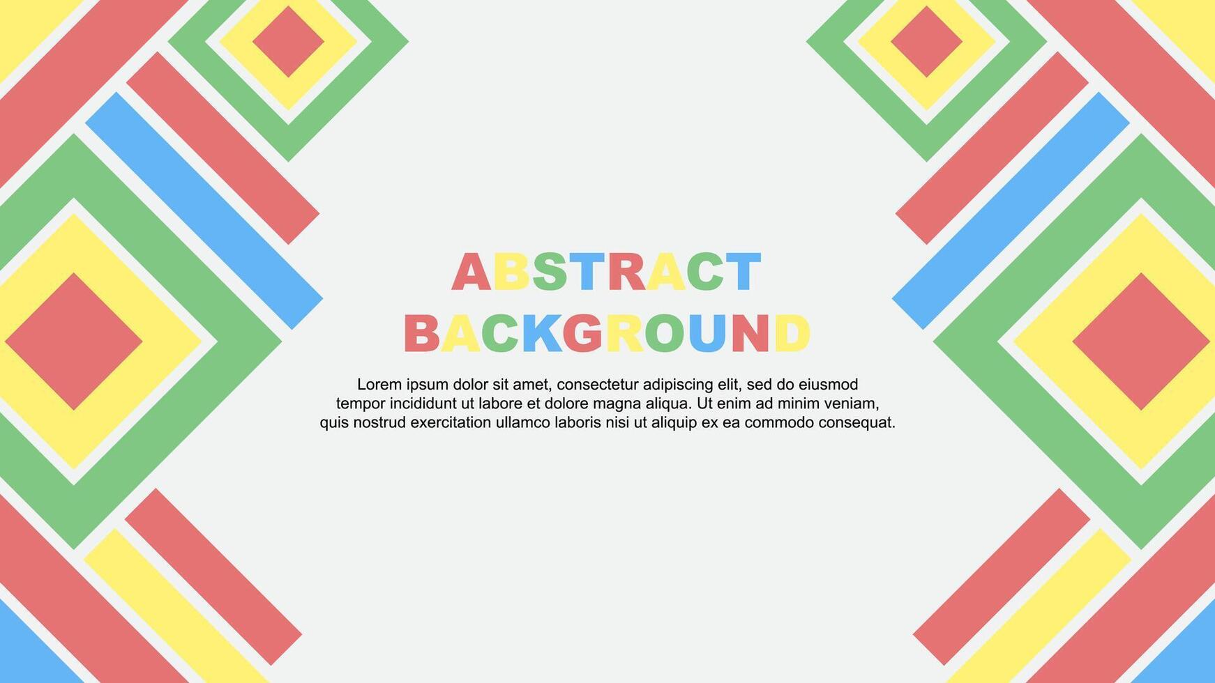 Abstract Colorful Background Design Template. Abstract Banner Wallpaper Illustration. Abstract Colorful Rainbow vector