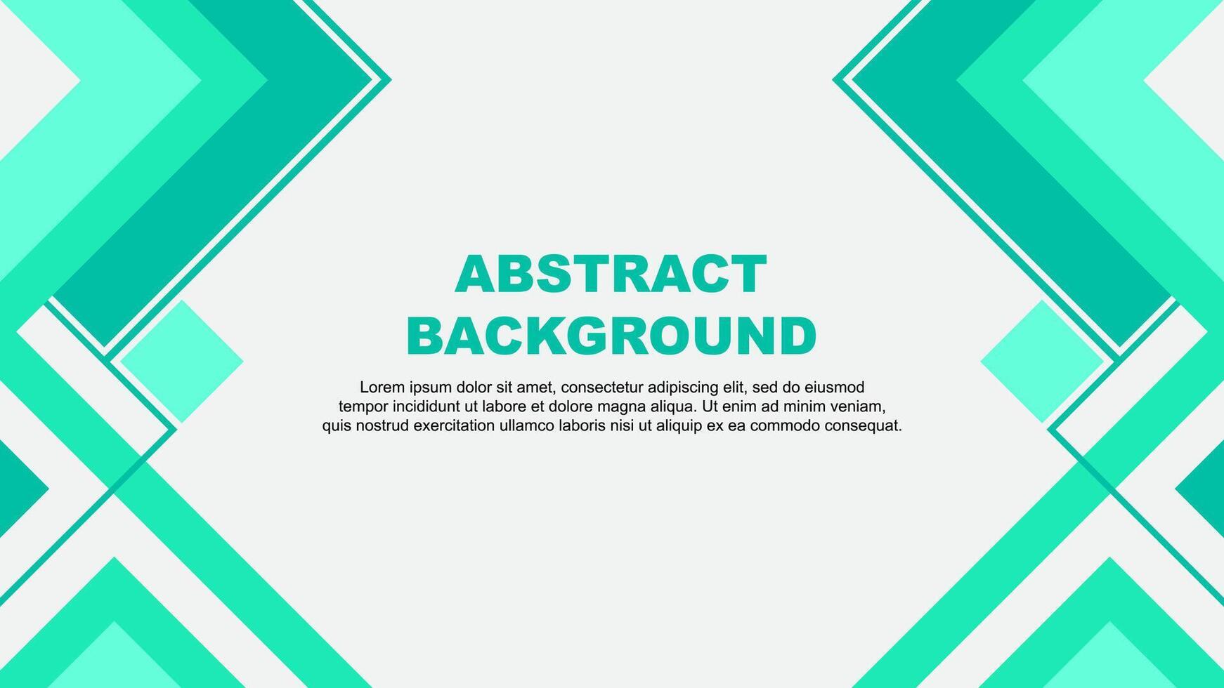 Abstract Background Design Template. Abstract Banner Wallpaper Illustration. Abstract Teal Green Banner vector