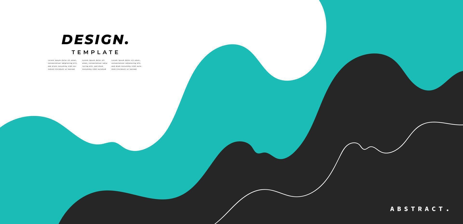 Fluid layer and lines background. Creative wavy backdrop copy space. For poster, banner, landing page, flyer, cover, catalog, or brochure. vector