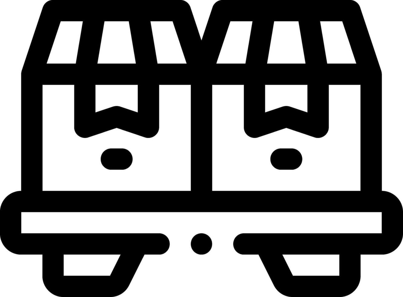 this icon or logo delivery icon or other where everything related to delivery a product and others or design application software vector