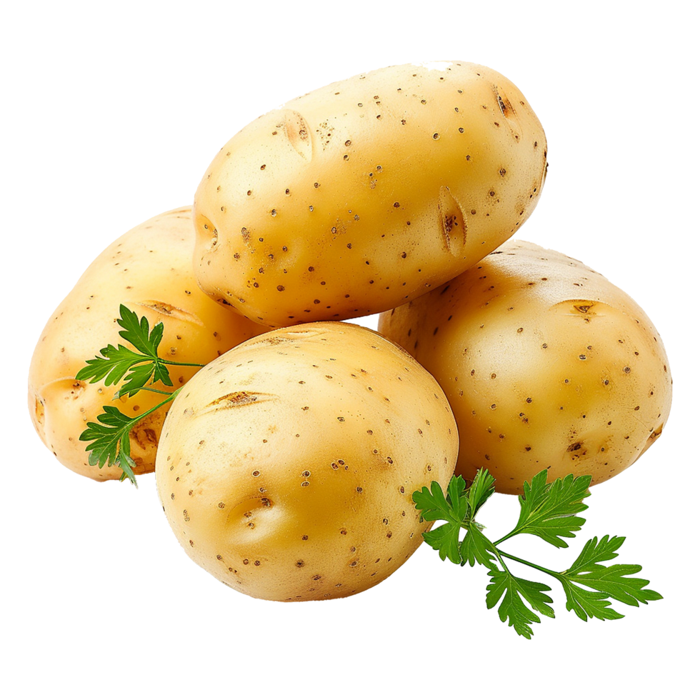 Potatos isolated on transparent background png