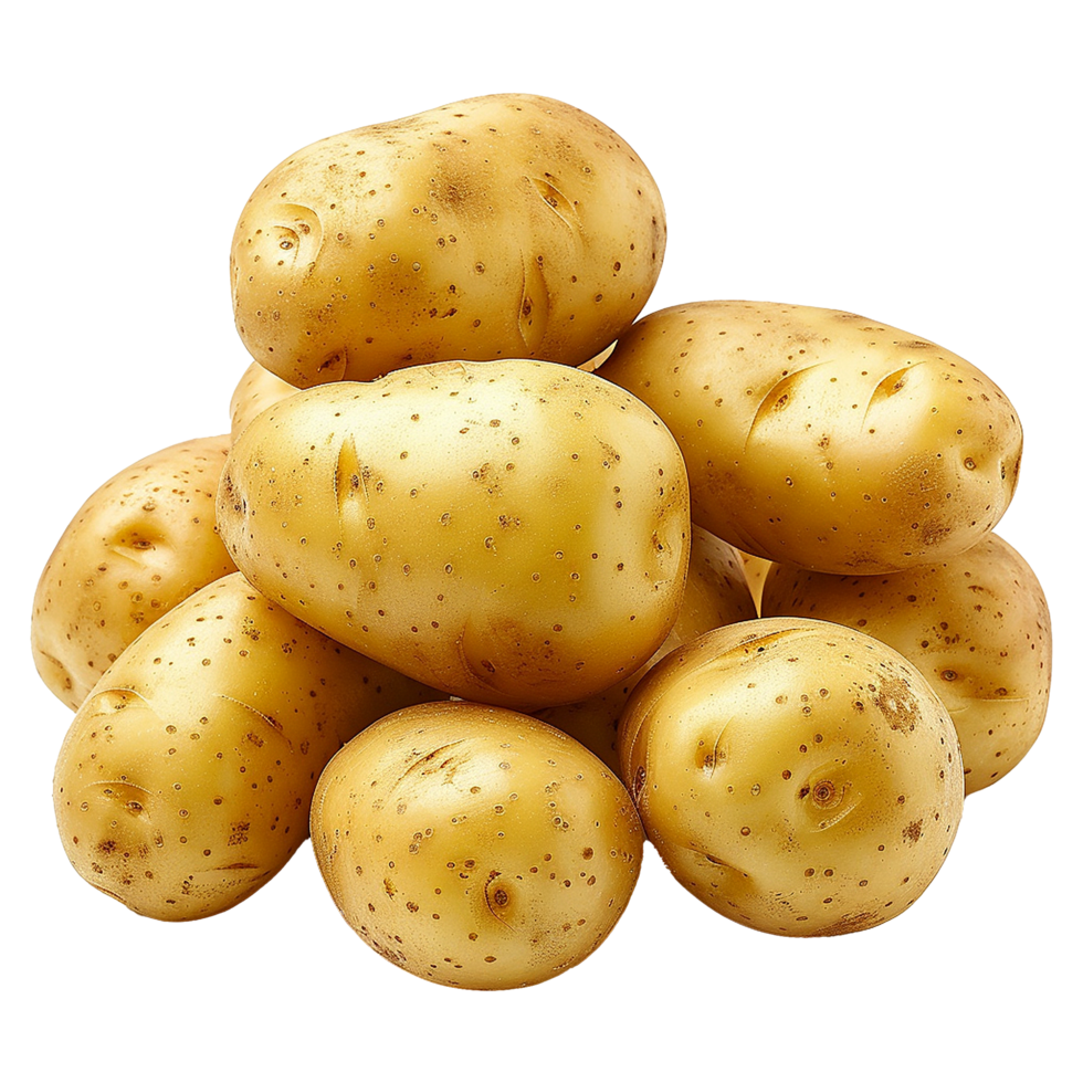 Potatos isolated on transparent background png