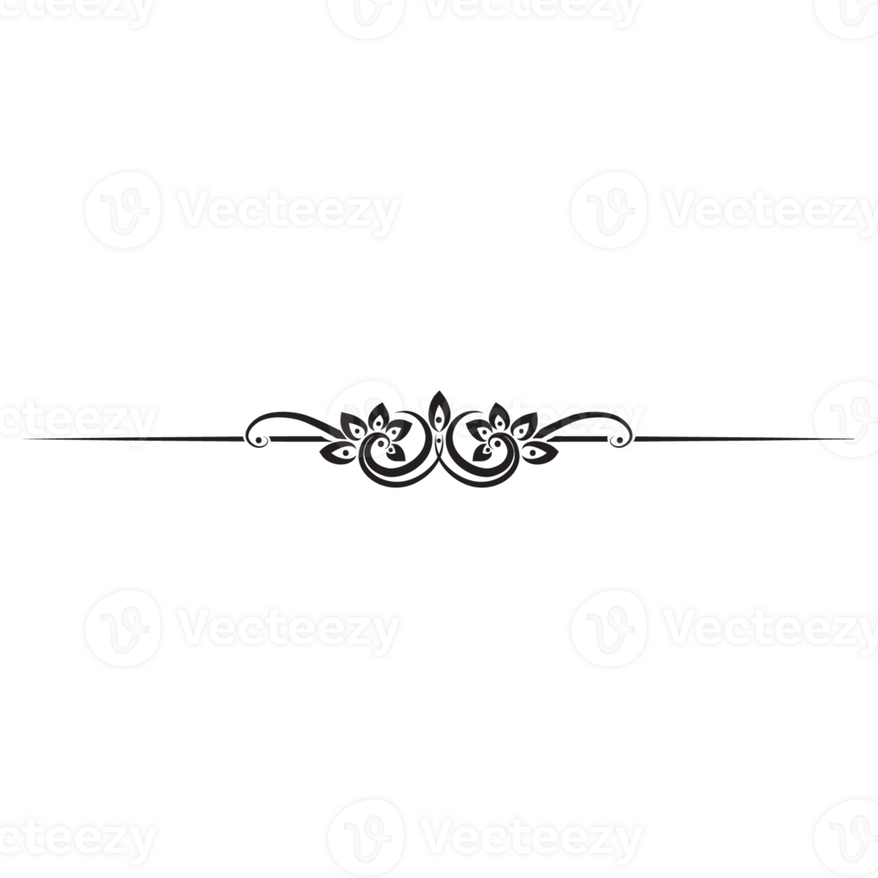 Wedding line, Vintage boundary png