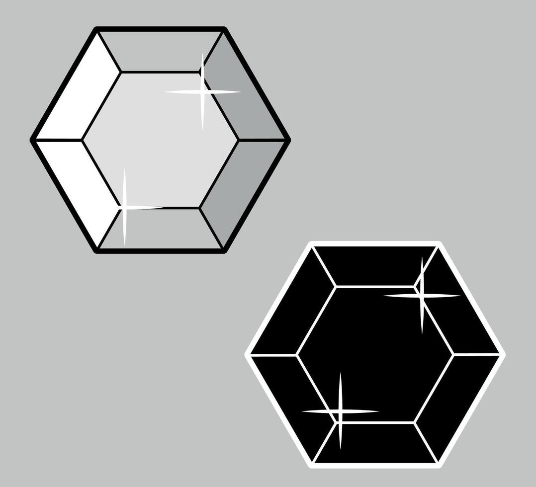 Brilliant, shining diamond line icon. linear style vector