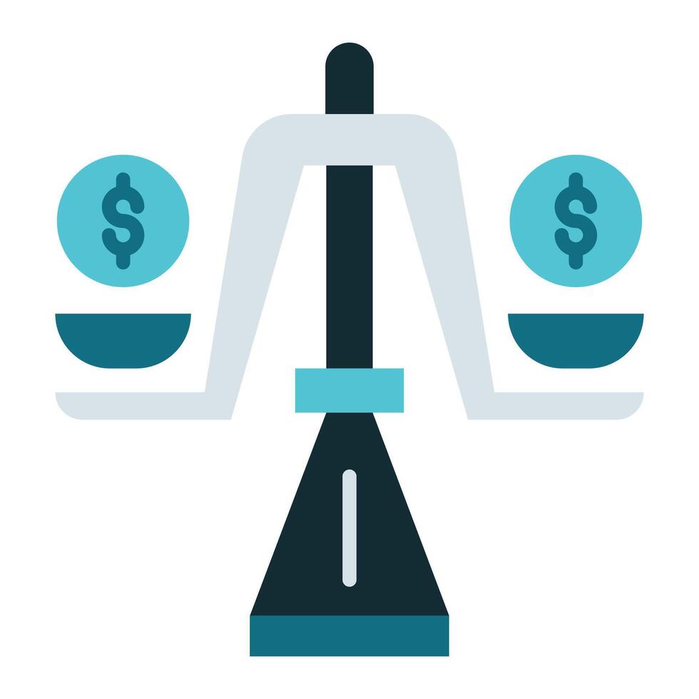 weighing icon, bookkeeping and business icon vector