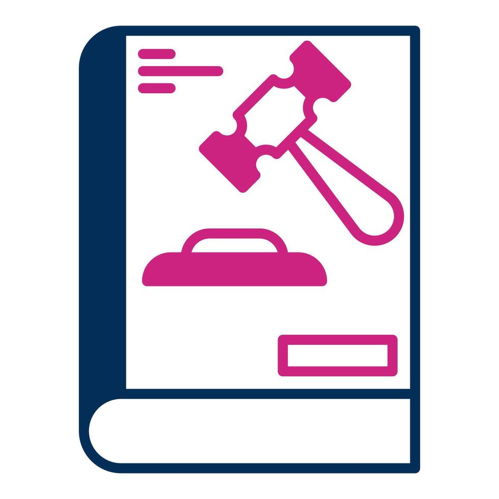chapter book icon, judge and court tools icon vector
