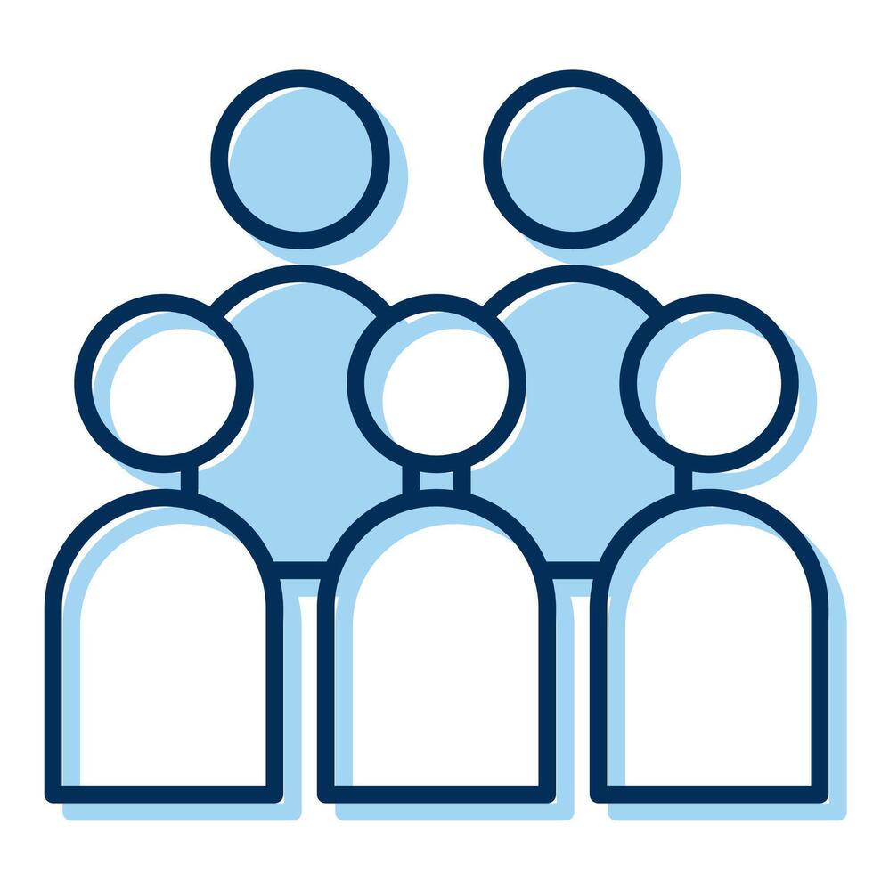 trial audience icon, judge and court tools icon vector