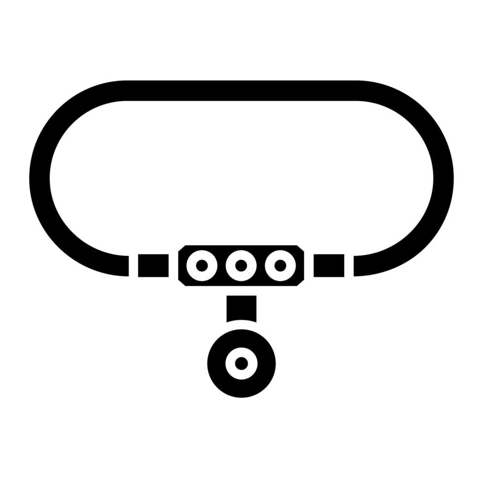luxury padlock icon on transparent background vector