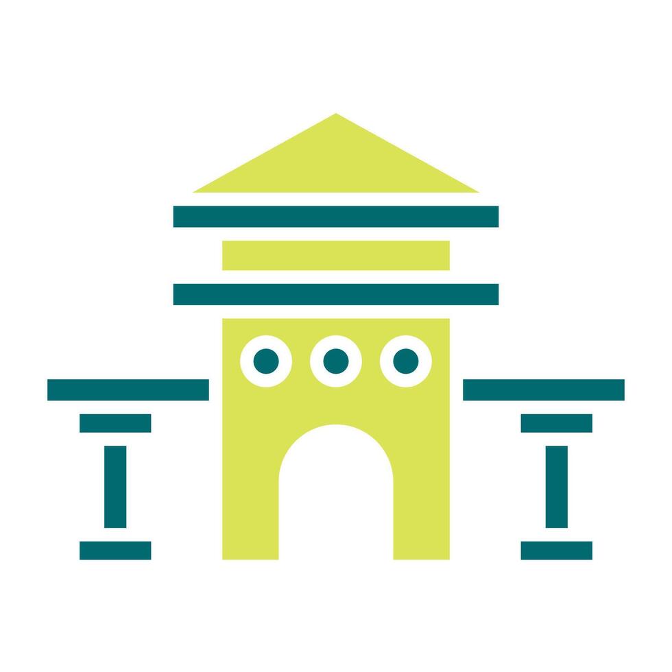 courthouse icon, judge and court tools icon vector